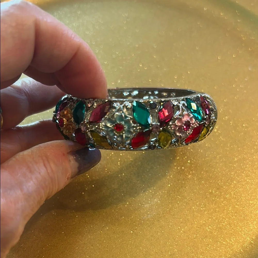 Elegant Multicolor Gemstone Bracelet